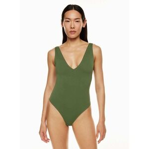 Aritzia Babaton Contour & Abercrombie Soft AF Bodysuit Bundle XS Green Black